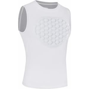 Runhit Youth Baseball Chest Protector Softball Lacrosse Football Padded Compression Shirt Heart Guard Sternum Protection (X-Large, Gray)