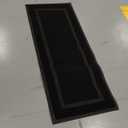 OLANLY Front Door Mat Indoor Outdoor Entrance, Waterproof All-Season, All-Weather Doormat, Sturdy Natural Rubber, Fade Resistant, Low Profile, Easy Clean Patio Porch Entryway Mat, 59x23, Black