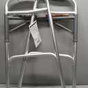 Drive Medical Two-Button Folding Walker with Wheels, Height Adjustable