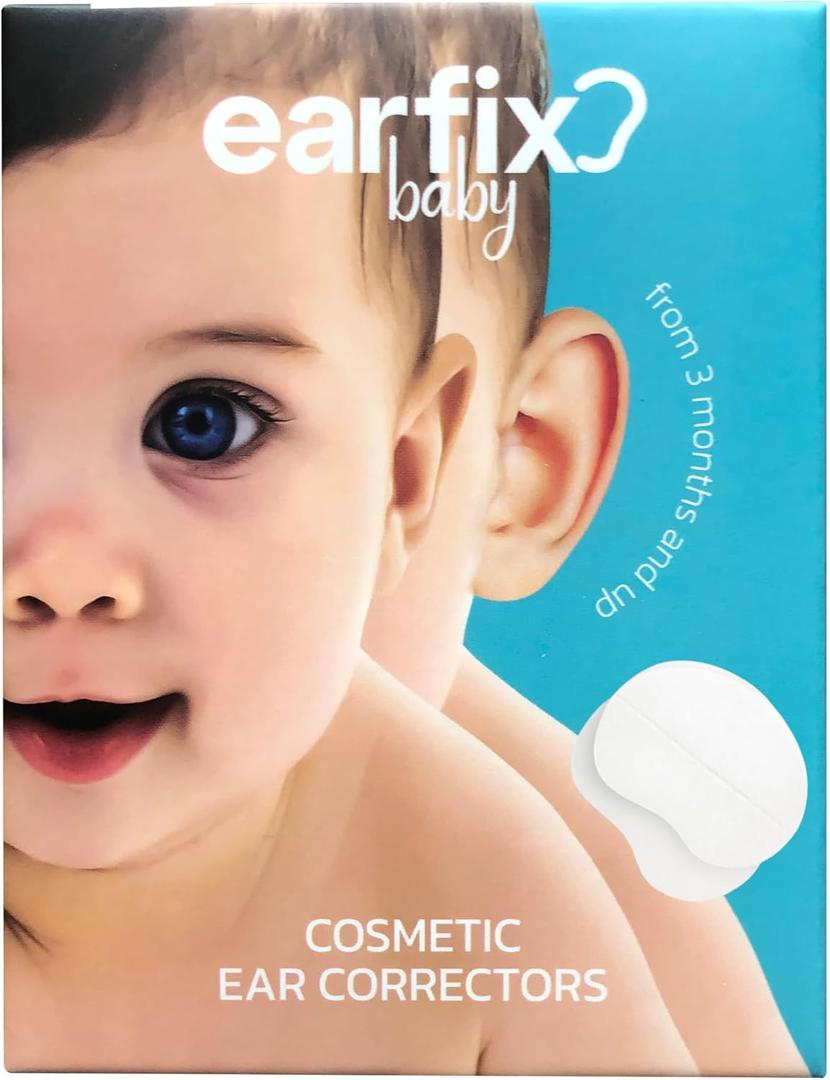 EarFix Baby Ear Corrector  8-Pack Ear Stickers to Hold Back The Ear  Ear Corrector for Babies Above 3 Months of Age  Waterproof Ear Stickers for Prominent Ears, Protruding Ears