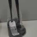 MR.SIGA Toilet Plunger and Bowl Brush Combo for Bathroom Cleaning, Black, 1 Set (One Size)