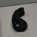 PATIKIL Bungee Shock Cord, 5/8" x 25Ft Polyester Marine Grade Bungee Cord Elastic String Replacement for Zero Gravity Chair Kayak Camping Tent Pole Cargo Tie Downs (Black)