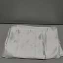 Bedsure Satin Pillowcase 2 Pack Similar to Silk Pillow Cases Standard Size, Pillow Case for Sleeping Women with Envelope Closure, Gifts for Women Men, Pure White, 20x26 Inches, 2pcs