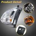 Left Driver Side Fog Lights Signal Assembly Compatible With 2018 2019 2020 2021 Chevy Equinox Bumper Lamp Fog Light Replace#85161291