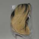 Smavida Glueless Lace Front Wigs Bob Human Hair Wigs Colored Ombre Blonde 13x4 HD Transparent Brazilian Virgin Human Hair 150 Density Pre Plucked with Bleached Knots Lace Frotal Bob Wig for Women (10 Inch)