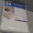 Sealy Baby Stain Protection Waterproof Crib Mattress Protector  Noiseless Fitted Sheet Cover with Quilted Cotton-Blend Top for Comfort  Machine Washable and Easy-to-Clean Toddler Pad, 52 x 28, White (Pack of 1)