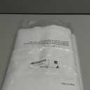 Chyhomenyc White Curtains 63 Inch Length 2 Panels, Faux Linen Textured Semi Light Filtering Soft Airy Rod Pocket Window Treatment Drapes for Living Room Bedroom, 40Wx63L Inch, Set of 2