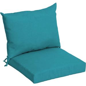 ARDEN Outdoor Dining Chair Cushion, 21 x 21, Rain-Proof, Fade Resistant 21 x 21, Lake Blue Leala