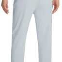 M MAELREG Mens Joggers with Zipper Pockets Athletic Sweatpants Traning Track Pants Mens Golf Joggers Running Workout (Gray, XXL)