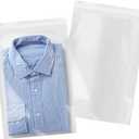 iMailer - 200 Count - 12" x 18" Clear Cellophane Bags Self Seal- Cello Large Resealable Plastic Poly Bags for Clothing, T-Shirts, Pants