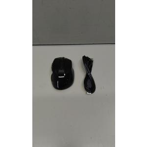 TECKNET Wireless Mouse Rechargeable, 2.4G USB-A Silent Mouse, Quiet Click, 6 Adjustable 4800 DPI, Cordless Computer Mice, Ergonomic Mice for Laptop, 6 Buttons for Chromebook, Ergo Grip - Black