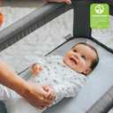 Chicco LullaGo Anywhere SE Portable Bassinet, Lightweight, Space-Saving with Waterproof Mattress and Fitted Sheet, Travel Bassinet for Baby, Clay/Grey
