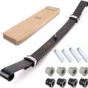 10L0L Golf Cart Heavy Duty Front 2-Leaf Spring Kit with Bushings & Sleeves for Club Car DS & Precedent 1981-Up, OEM 103628801