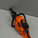 HEY! PLAY! Toy Chainsaw - Fake Outdoor Power Tool for Pretend Play - Battery-Powered with Pull Cord, Rotating Chain, and Realistic Sounds (Orange)