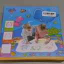 Water Doodle Mat - Kids Painting Writing Color Doodle Drawing Mat Toy Bring Magic Pens Educational Toys for Age 3 4 5 6 7 Year Old Girls Boys Age Toddler Gift (Ocean)