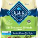 Blue Buffalo Life Protection Formula Adult Small Breed Dry Dog Food, Supports High Energy Needs, Made with Natural Ingredients, Lamb & Brown Rice Recipe, 15-lb Bag Best by: 10/05/2026