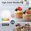 Linkind A19 LED Light Bulbs Dimmable, 40 Watt Equivalent, E26 Base, 2700K Soft White, 5W 450 Lumens CRI80+, 120V, UL Listed FCC Certified, LED Lights for Bedroom Living Room Home Office, 6 Packs