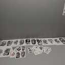 82 Sheets Temporary Tattoo for Men Women Adults, Include 12 Sheets Black 3D Half Sleeve Temporary Tattoos, Halloween Tattoos Scary Lion Wolf Tiger Skull Skeleton Tattoos Stickers