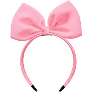 Hair Band Bow Headbands Headdress Perfect Hair Accessories For Halloween Cosplay Costume Accessories (1 Count (Pack of 1), Pink)