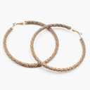 Rhinestone Hoop Earrings for Women