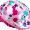 Schwinn Classic Bike Helmet for Kids, Purple Polkadots, Helmet for Kids Ages 1-3, Ultra Lightweight, Adjustable Dial, Full Coverage with Vented Airflow, Infant and Toddler Bike Helmet, Size: Small/48-52 cm