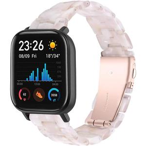 FitTurn Resin Bands Compatible with Amazfit Bip 6/Bip 5/Pace/Cheetah/Stratos 2 3/GTR 4/GTR 3/GTR 3 Pro/GTR 2/GTR 2e/GTR 47mm Watch Replacement 22mm Stylish Bracelet Resin Sport Strap Wristbands for Huawei Watch GT5/GT5 Pro 46mm