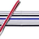 10 x Under Armour Women's Mini Athletic Headbands, 6-Pack (Red (600)/White)