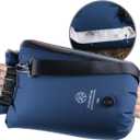 Washbag Portable Washing Machine - 15L Fully Waterproof Dry Bag - Lightweight Compact Nylon Washing Machine - Portable Manual Clothes Washer Laundry Bag (Gray) (Navy)