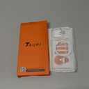 TAURI 2 in 1 Magnetic for iPhone 13 Case, [Compatible with MagSafe] [with 1X Screen Protectors] Not-Yellowing, Military-Grade Protection Slim Phone Case for 13 Cover, Clear, 6.1"