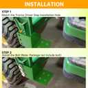 ForoGore Bolt On 6" Tractor Driver Step Compatible with John Deere 120 1023E 1025R 1026R