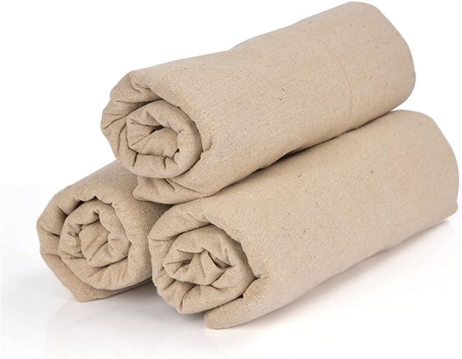 Pottery Special Linen Hessian Cotton Linen Tablecloth Pottery Clay Printing Texture Clay Sculpture Tool (3 pcs)