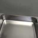 Large Stainless Steel Litter Box with High Sided, Metal Cat Litter Box, Odor-Free Non-Stick Litterbox Pan, Easy to Clean Pet Supplies Toilet Tray for Indoor Cats, Kittens or Multicat Homes