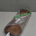 Sumnacon 16 Inch Rattan Bathroom Vanity Tray - Decorative Wicker Toilet Tank Tray for Paper Hand Towel,Vintage Storage Basket Bin for Bathroom Kitchen Toilet Tank Vanity Countertop Table Shelf,Brown