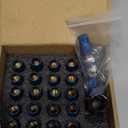 Lug Nuts M12x1.25 Open End Wheel Nuts,Taper Acorn Seat, Forged Locknut Racing Nut 20 Set 2 Pieces Total 22 Pieces and 1 Nut Socket Key (Red-Blue M12 x P1.25)