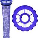 Replacement Filter for Dyson DC40 UP19 UP16, Post-Motor Filter and Pre-Motor Filter for Dyson Ball Multi Floor 2 Vacuum Light/Slim Ball Animal Vacuum, Compatible Part# 923587-02 & 922676-01