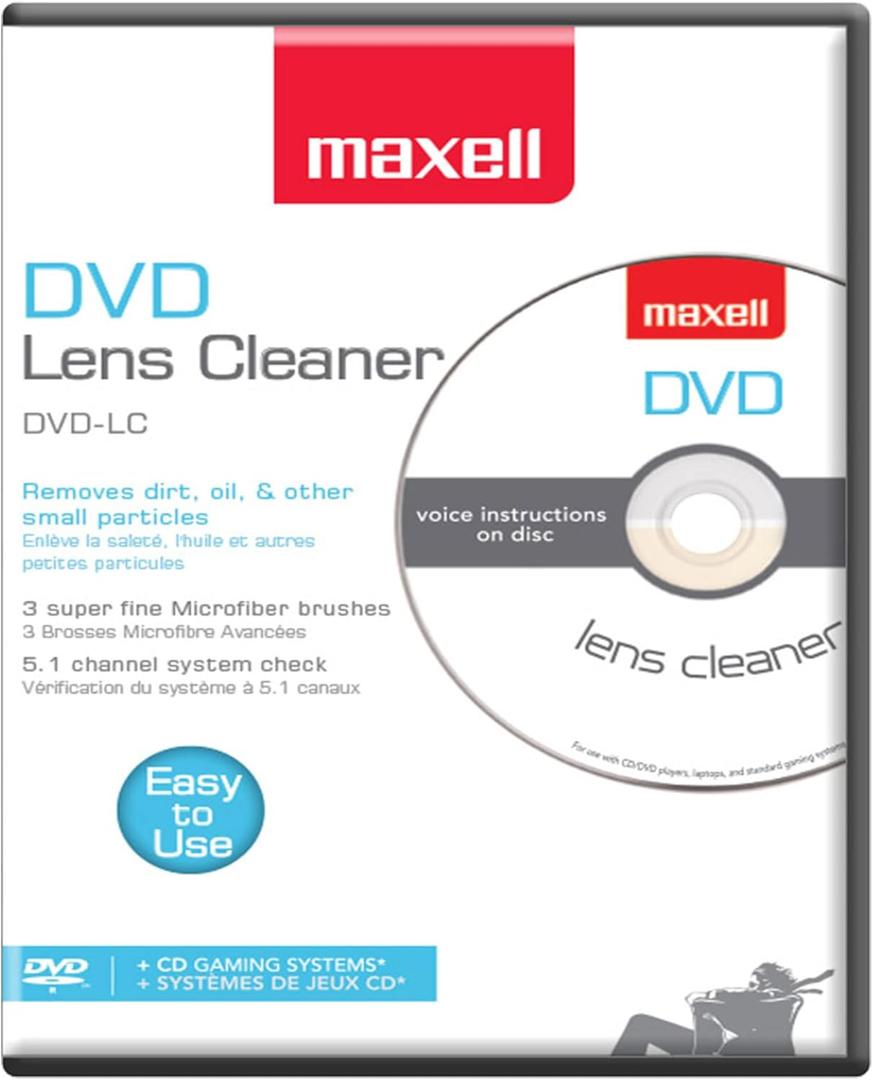 Maxell DVD-LC DVD Lens Cleaner, One Size
