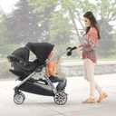 Chicco BravoFor2 Standing/Sitting Double Stroller - Iron, Black/Grey
