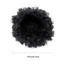 Gejoy Disco Costume Set Afro Wig Sunglasses Necklace Punk Gold Chain for Men 70s80s Hippie Cosplay Accessories(Black)