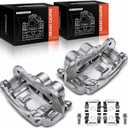 A-Premium Disc Brake Caliper Assembly with Bracket Compatible with Pontiac Torrent Chevy Equinox 2007-2009 Captiva Sport 2012-2015 Front Side 2-PC Set