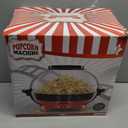 Gadgy Popcorn Machine 800W Electric Hot Oil Popcorn Maker with Non-Stick Plate, Lid & Stirrer Large 24-Cup Popper for Home, Parties, Movie Night Butter, Sugar & Spice Compatible