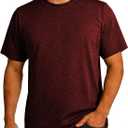 Men's Athletic T Shirts Crew Neck Breathable Quick-Dry Short Sleeve Workout T Shirt for Gym Running Fitness 1&2&5 Pack (M)