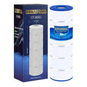 Cryspool® 08060 Filter Compatible with CX1750RE, C1750, C1750E, C1900RE, PA175, C-8417, FC-1294, 817-0175P, 175 Sq. Ft Pool Filter Cartridge, 1 Pack