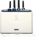 Smart Cutting Board and Knife Set,Self Cleaning Cutting Board and Knife Set with 4 Stainless Steel Knives,4 Color Coded Cutting Boards