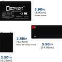 Mighty Max Battery 12V 7Ah Battery Replacement for Home ADT Security Alarm System