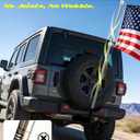 57" One-Piece Flag Pole, Heavy Duty Stainless Steel Flagpole, 2 Thicker Wall, Waterproof & Rust-Resistant, 360 Rotating Anti-Wrap Rings, Fits 1-Inch Brackets(Not Include) for House, Truck, Boat...