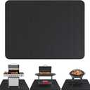Under Grill Mats for Outdoor Grill (76 x 52 inch) Double-Sided Mat for Under Fire Pit Mat the Perfect Grill Matt for Outdoor Grill Deck Protector and BBQ Matt for Under Grill Mat for Deck