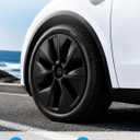 Tesla Model Y 19 Inch Wheel Covers Hubcaps Premium Accessories, 2021-2024 Model Y