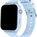 Kids Smart Watch Girls Boys - Smart Watch for Kids Game Watch Gifts for 4-12 Years Old with 26 Games Camera Alarm Video Music Player Pedometer Flashlight Birthday Gift for Boys Girls (3 Blue)
