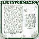 Boyiee 6 Sets Sage Green Kitchen Towels Set Vintage Floral Dish Tea Towels Absorbent Wildflower Dishtowels 24"x16" Forest Hand Wash Cloth for Farmhouse Kitchen Bathroom Housewarming Gift