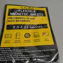 Magnetic Sheets 8.5" x 11" Non Adhesive 30 mil 12 Pack for Dies Storage - Flexible Blank Magnet Sheet 8.5x11 Inch Set for Crafts, DIY, Sign Making, to Make Dots, Square Magnets, Circles, Strips, Tape